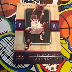 Kenyon Martin Fleer Genuine card